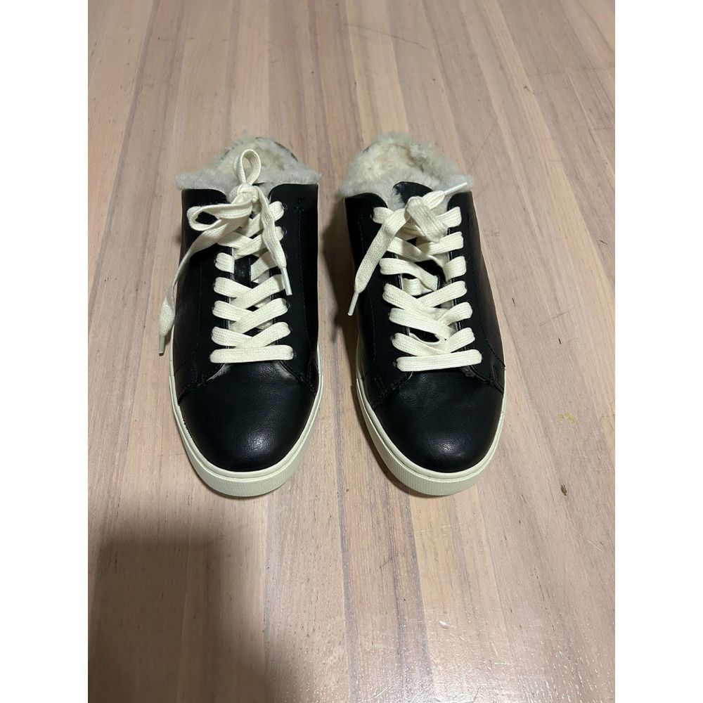 (9.5 M) - Frye Ivy Genuine Shearling Genuine Leather Upper Black